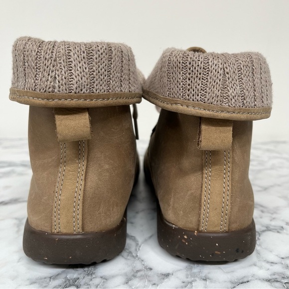 Chaco Women’s Barbary Leather Lace Up Boots Hiking Outdoor Casual in Mink Tan 9 - Picture 7 of 14